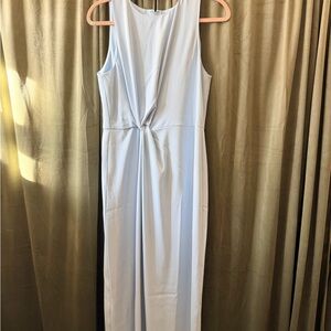 Ann Taylor Light Blue Maxi Dress